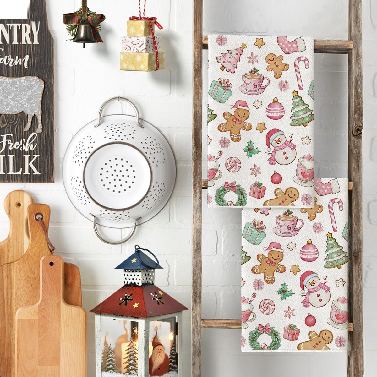 2Pcs, Pink Snowman Christmas T - đánh giá và giá Kitchen Baking Necessities