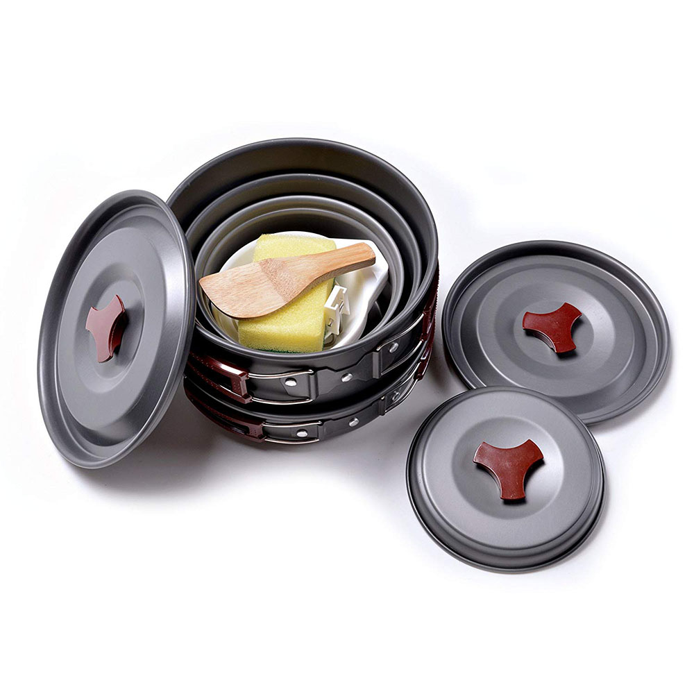Outdoor Camping Cookware Kit N - đánh giá và giá Kitchen Baking Pan Set
