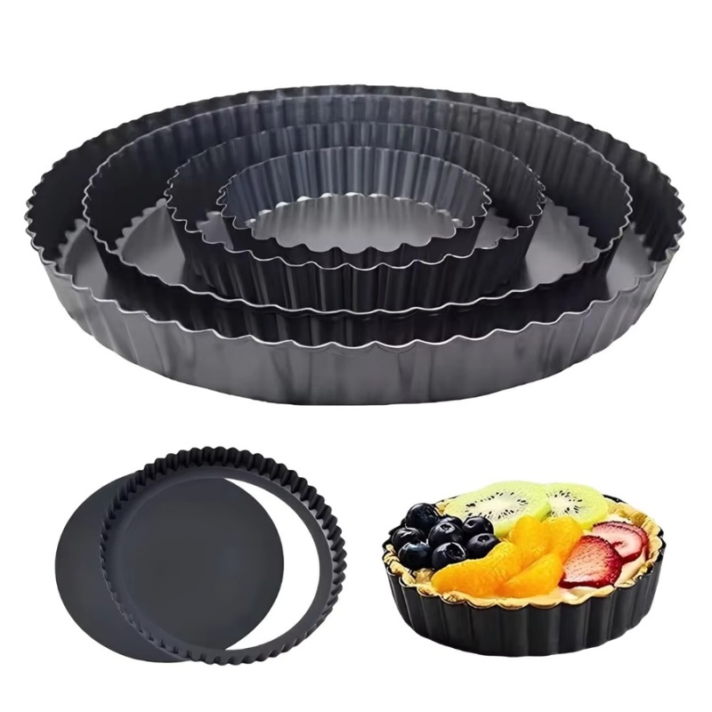 1pc Removable Bottom Fluted Ta - đánh giá và giá Kitchen Oven Baking Pans