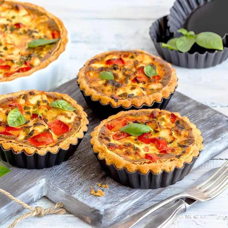 1pc Removable Bottom Fluted Ta - đánh giá và giá Kitchen Oven Baking Pans